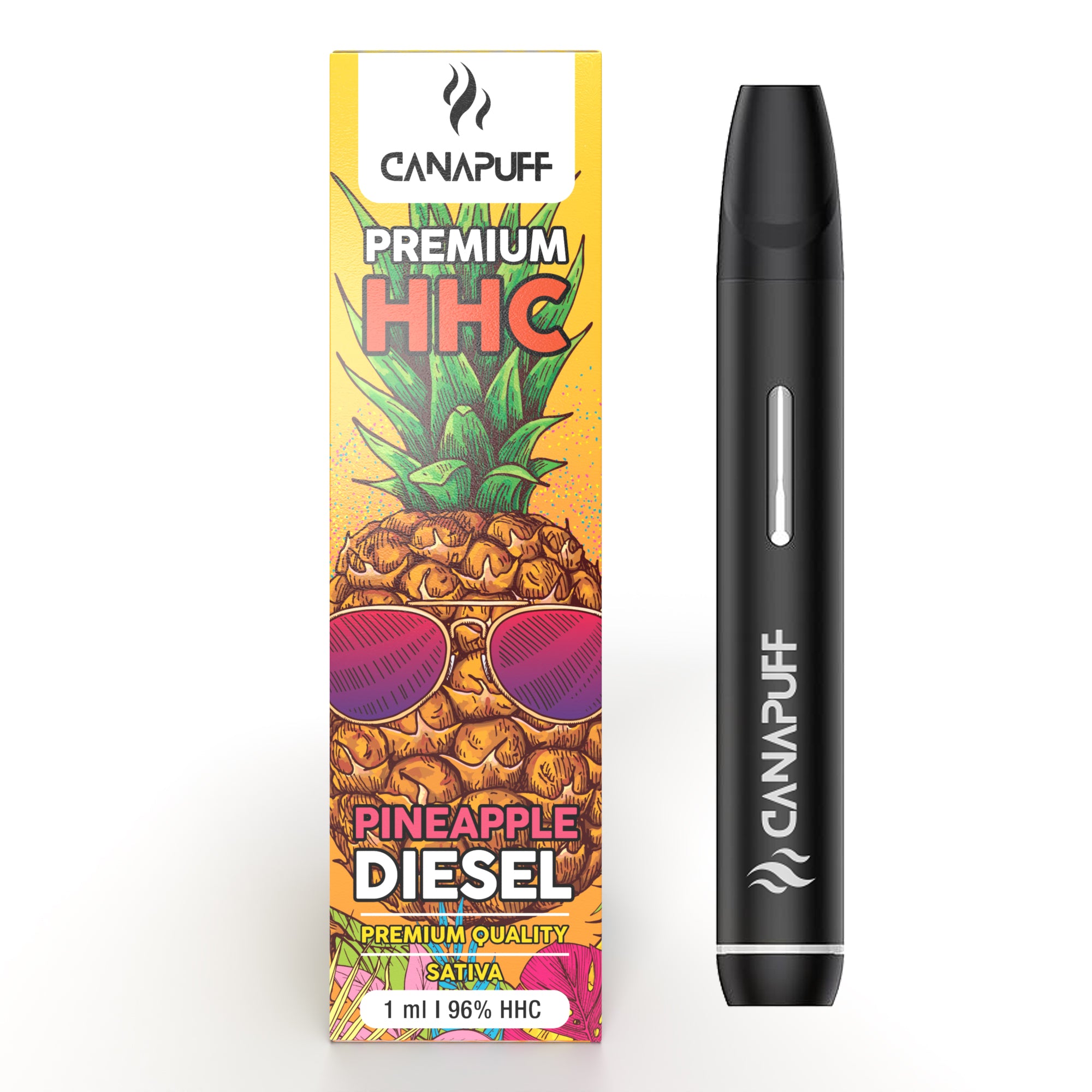 pineapple diesel 96 hhc canapuff one use 1ml