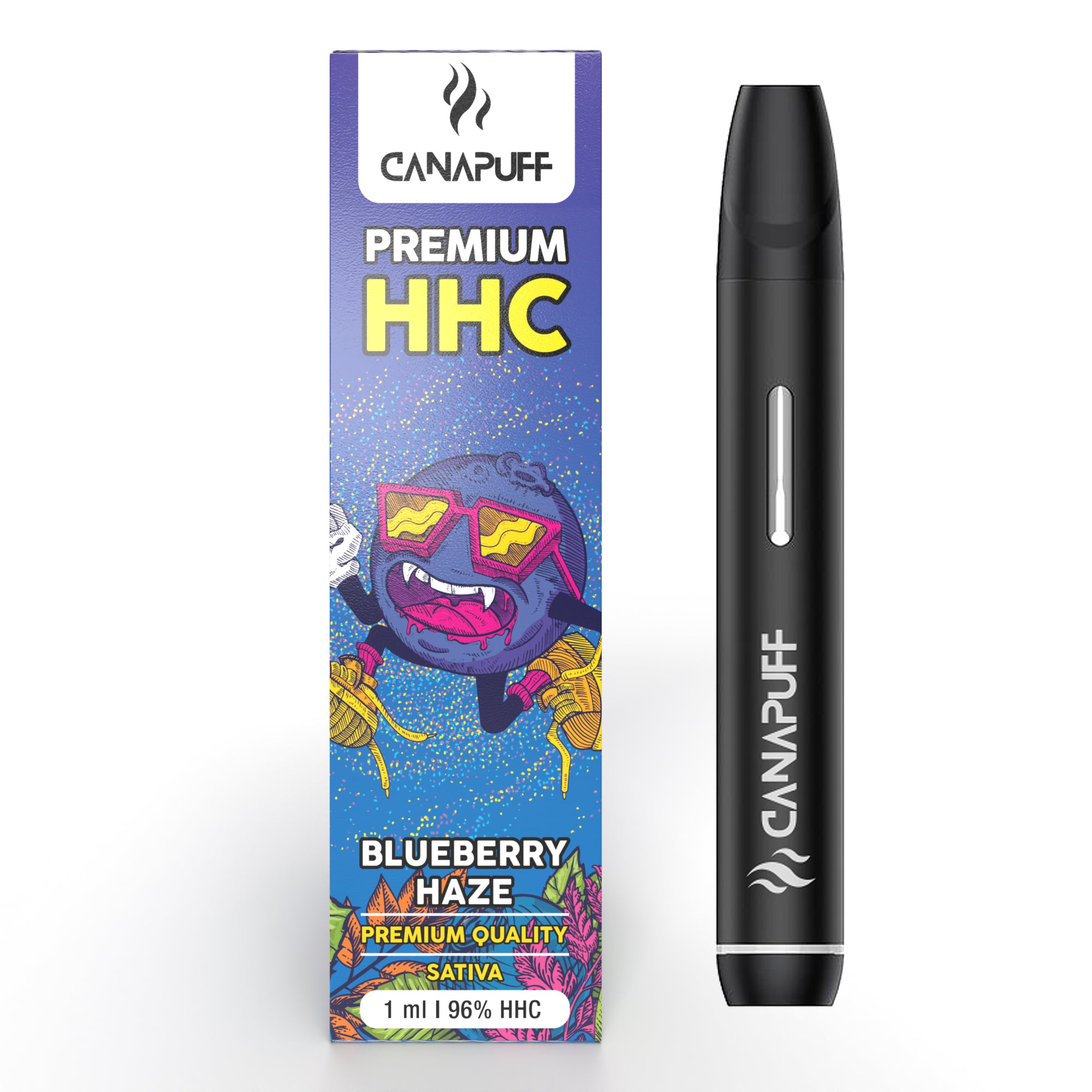 blueberry haze 96 hhc canapuff one use 1ml