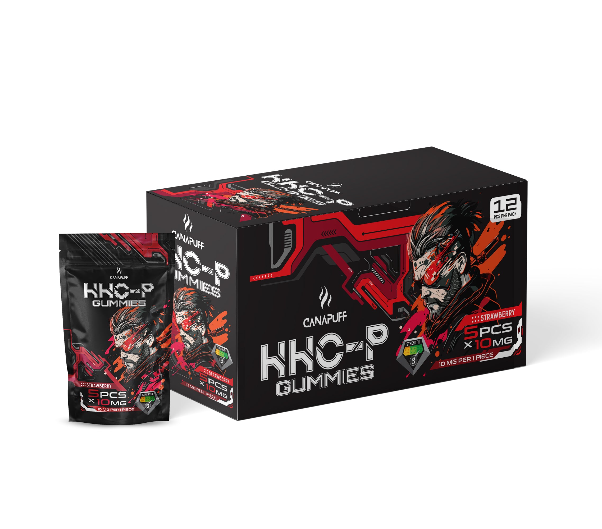 BOX HHCP gummies Strawberry