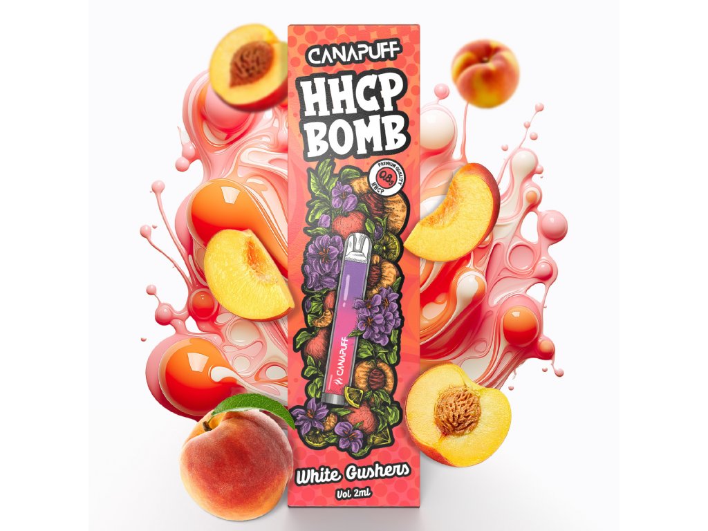 hhcp bomb white gushers one use 2ml