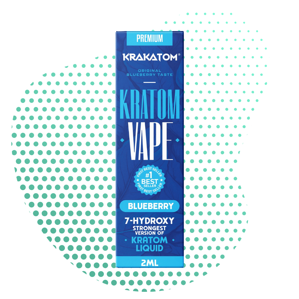 Krakatom - 7-Hydroxy Kratom Vape - Blueberry