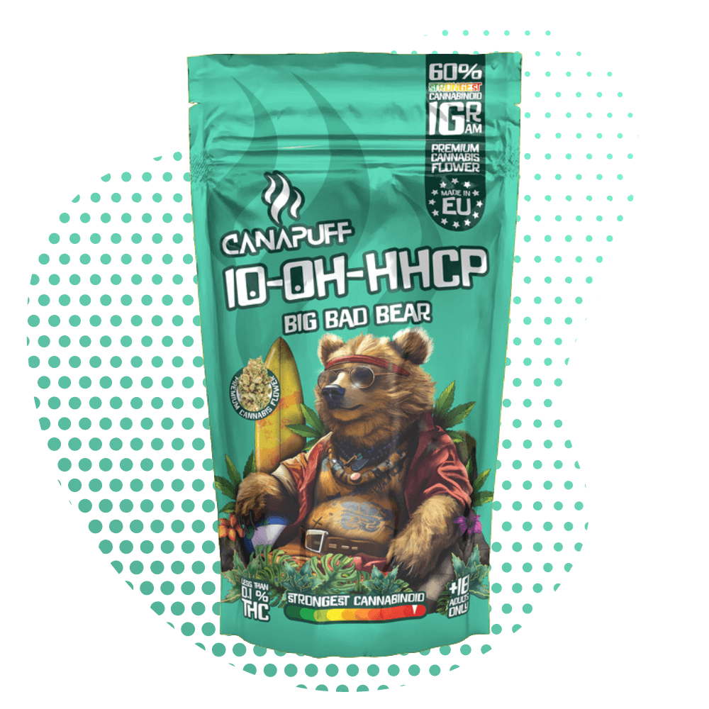 Canapuff - Big Bad Bear 60% - 10-OH-HHCP Flowers