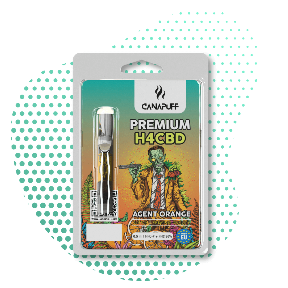 CanaPuff - Agent Orange - H4CBD 96%-cartridge