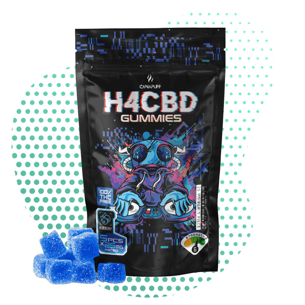 Canapuff - H4CBD Gummies - Blåbär