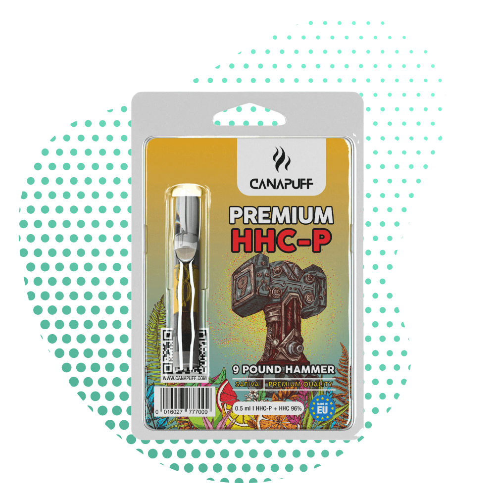 CanaPuff 9 POUND HAMMER HHC P 96% cartridge