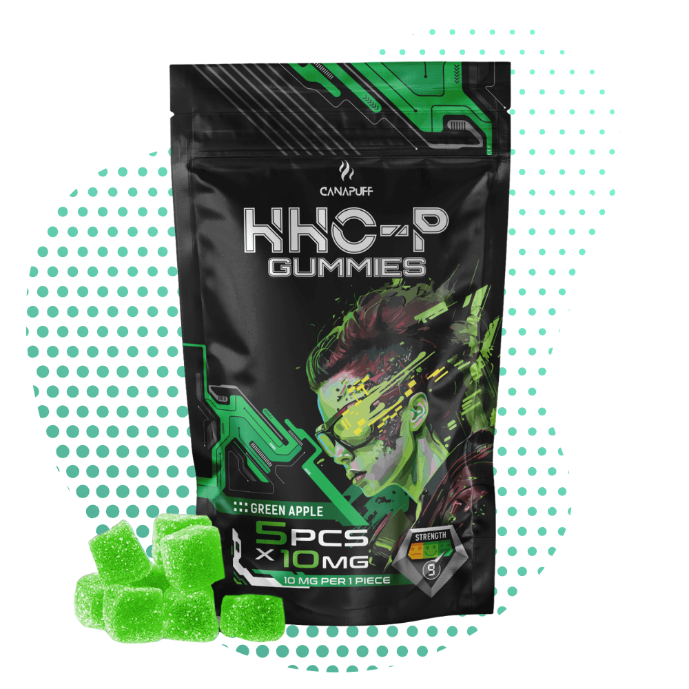 canapuff hhcp gummies green apple canapuff