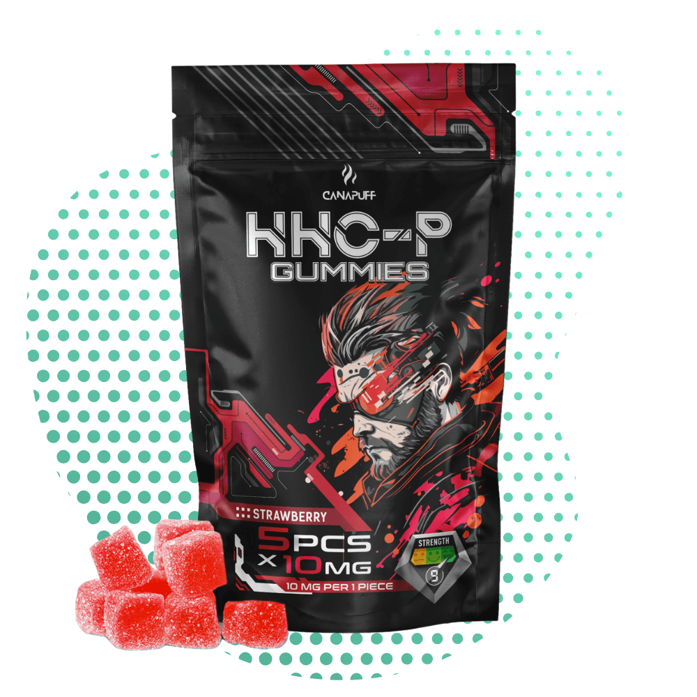 canapuff hhcp gummies strawberry gum