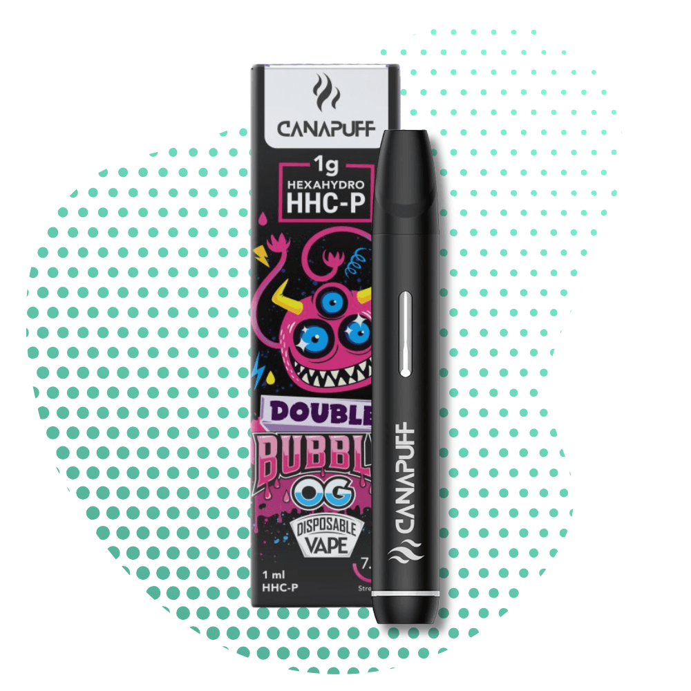 canapuff hhcp vape doubble bubble