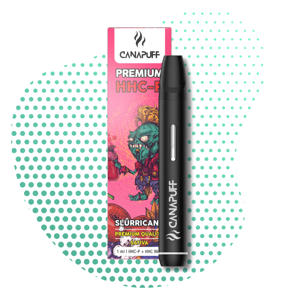 slurricane 96 hhc p canapuff one use 1ml