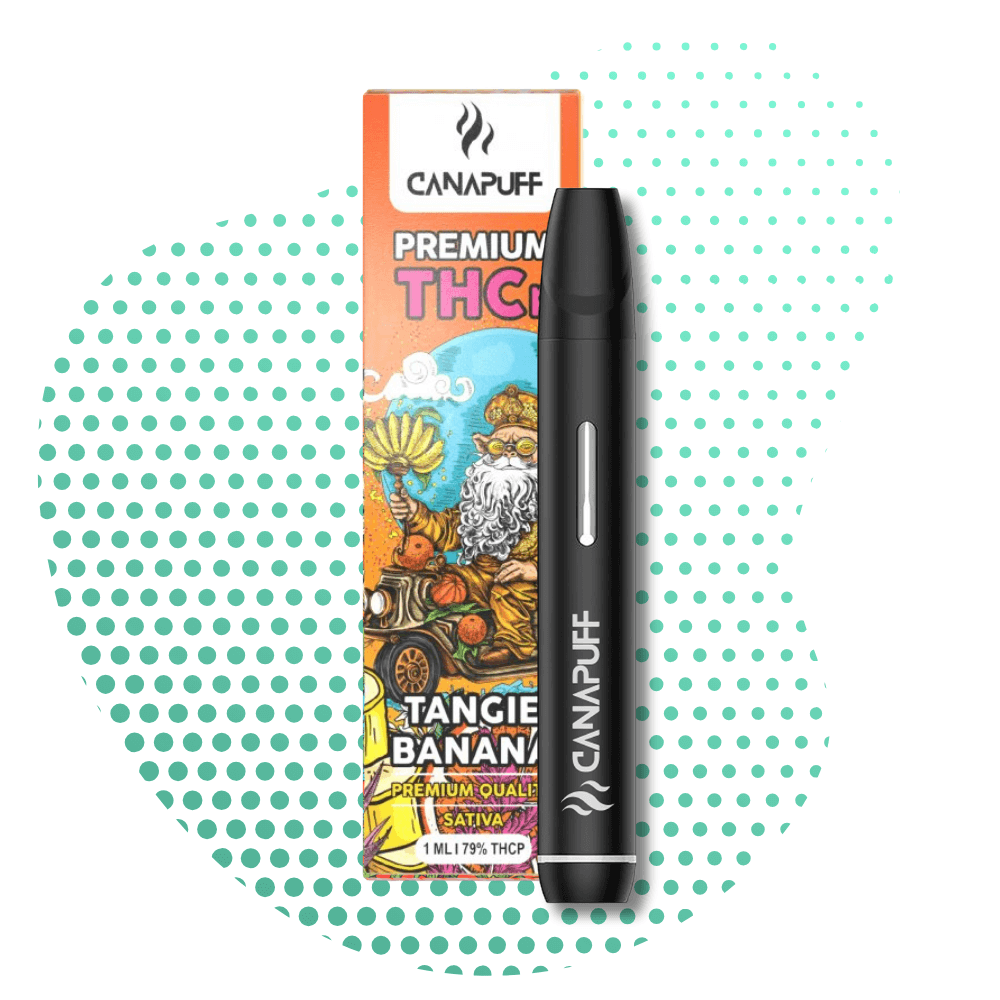 TANGIE BANANA 79% THCp - CanaPuff - EN ANVÄNDNING - 1ml