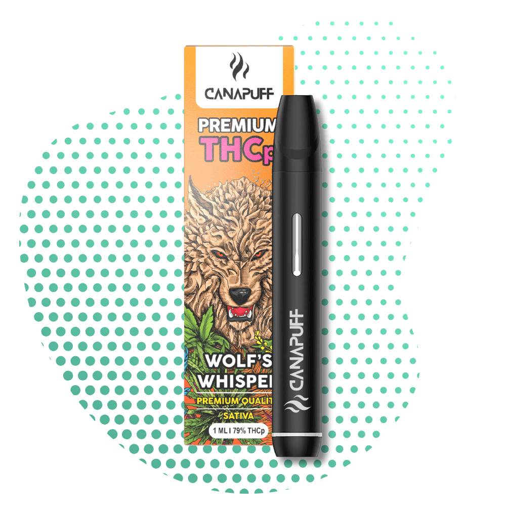 wolfs whisper 79 thcp canapuff one use 1ml