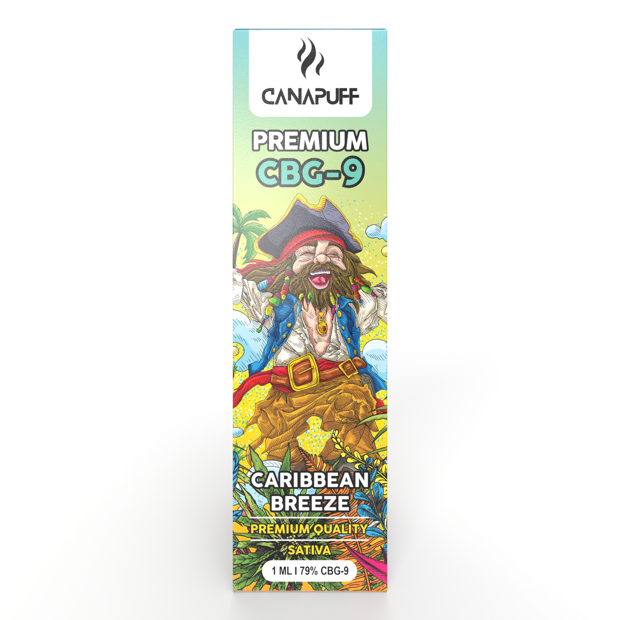 Caribbean Breeze 79% CBDG9 - Canapuff - One Use 1ml