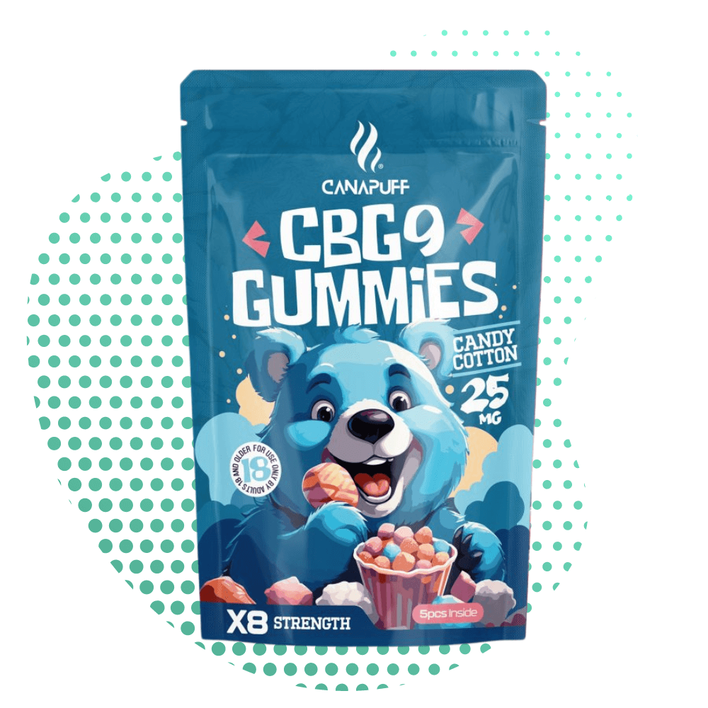 Canapuff - CBG9 Gummies - Candy Cotton