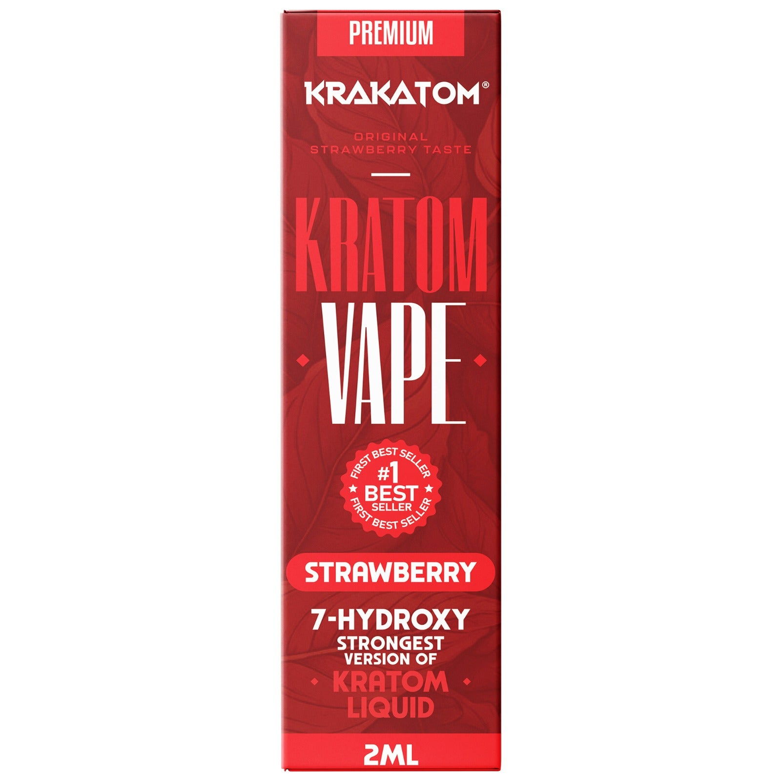 Krakatom - 7-Hydroxy Kratom Vape - Strawberry