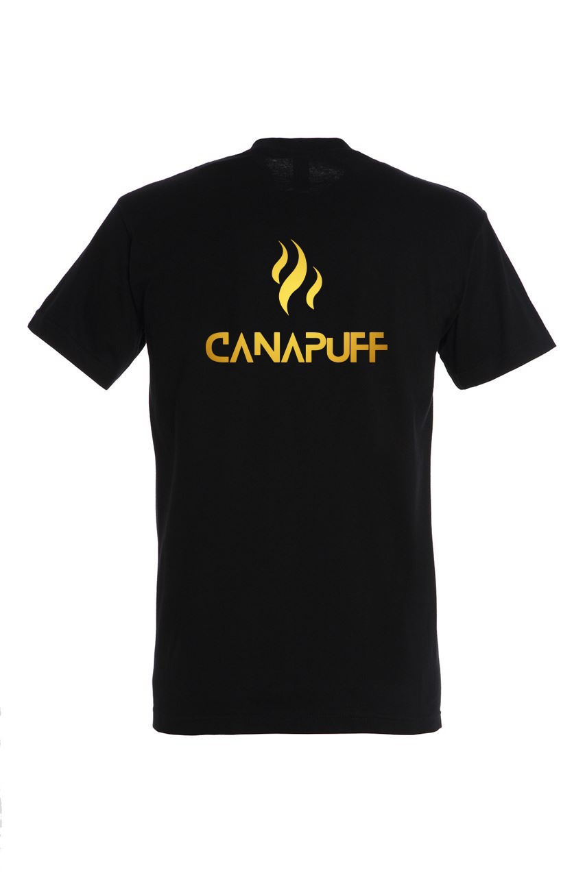 T-shirt Canapuff - svart